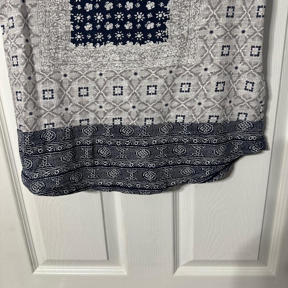 Lucky Brand Sleeveless Patterned Sumner Tank Top - Picture 3 of 13